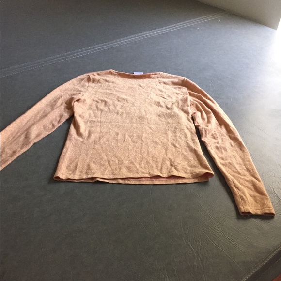 Orange beaded sweater shirt with gold color - Picture 5 of 5